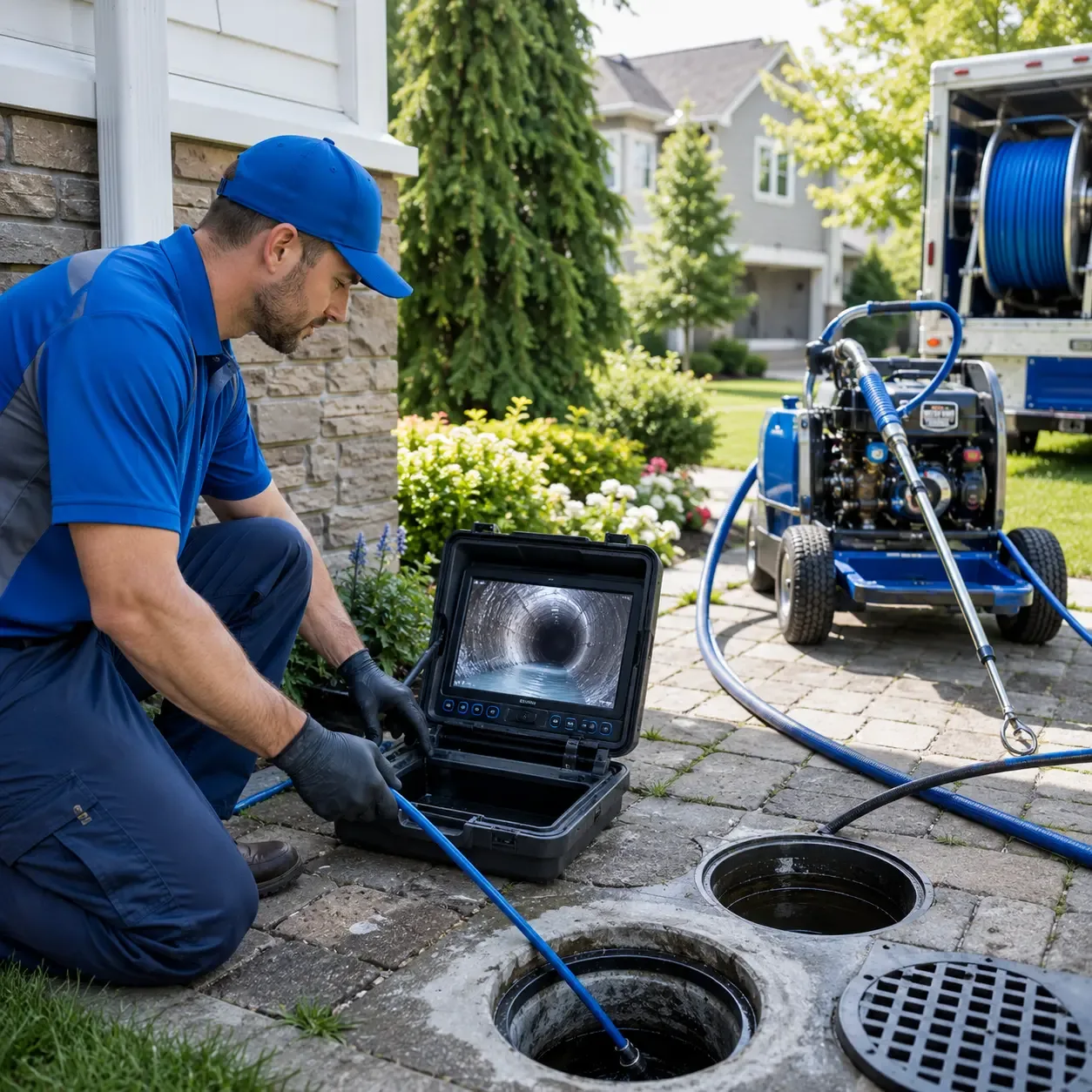 Outdoor drain cleaning professionals serving Blue Jay, CA